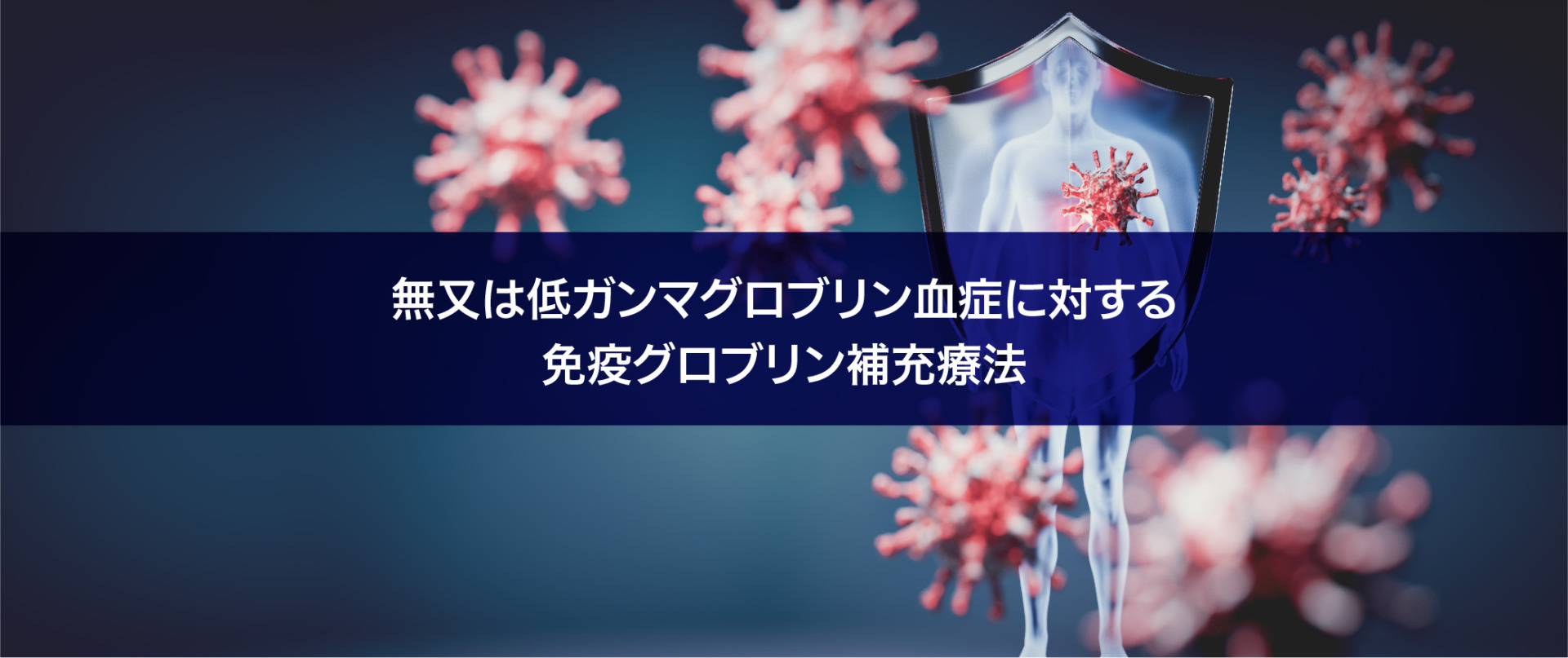 無又は低ガンマグロブリン血症に対する免疫グロブリン補充療法